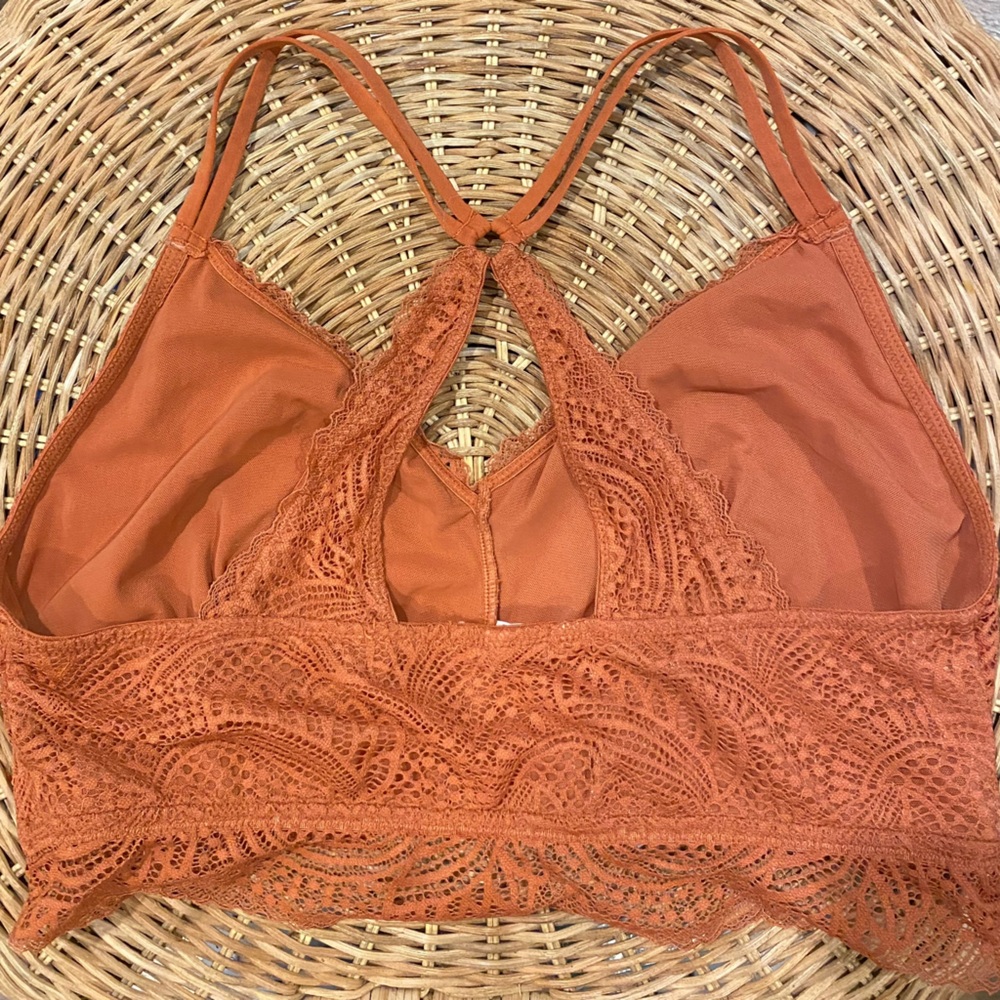Maurices Orange Lace Bandeau Intimates - Picture 2 of 2